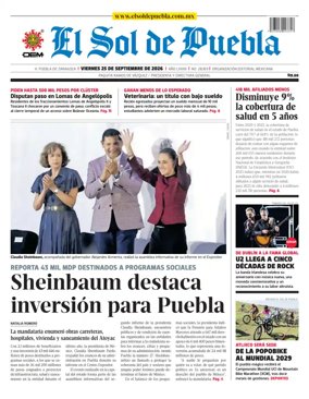 Cover of El Sol de Puebla