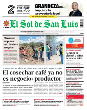Cover of El Sol de San Luis Potosi