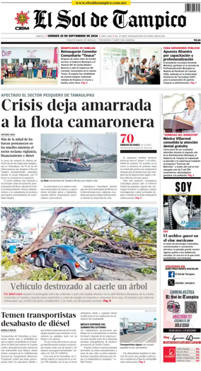 Cover of El Sol de Tampico