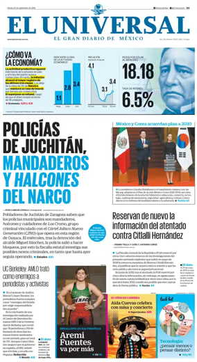 Cover of El Universal