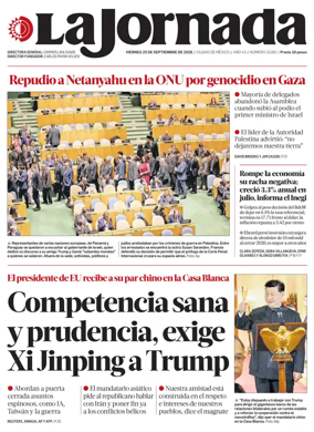 Cover of La Jornada