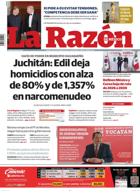 Cover of La Razon de Mexico
