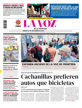 Cover of La Voz de la Frontera