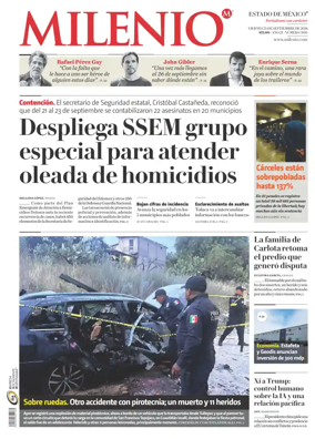 Cover of Milenio Edo de Mexico