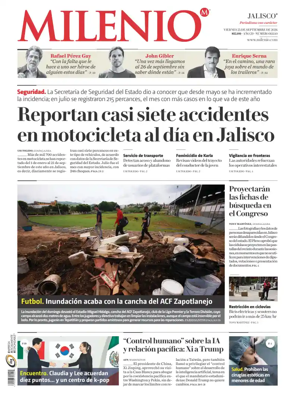 Cover of Milenio Jalisco