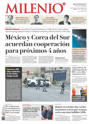 Cover of Milenio Monterrey