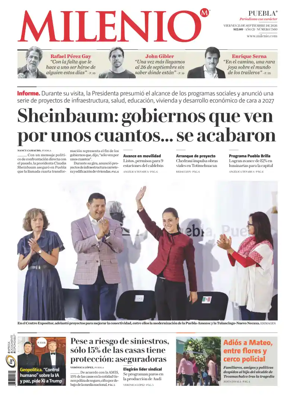 Cover of Milenio Puebla