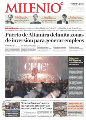 Cover of Milenio Tamaulipas