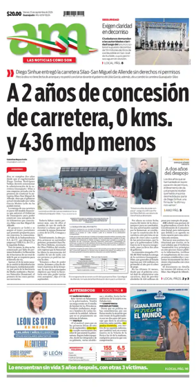 Cover of Periodico AM (Leon)