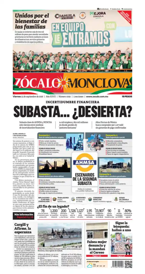 Cover of Zocalo Monclova