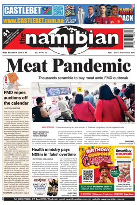 Cover of The Namibian