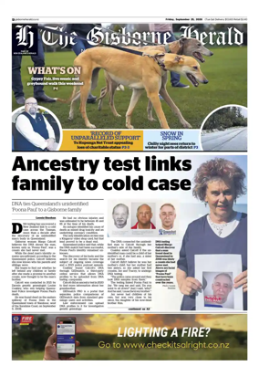 Cover of The Gisborne Herald
