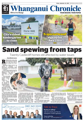 Cover of Whanganui Chronicle