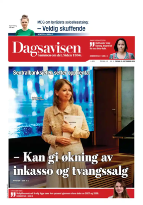 Cover of Dagsavisen