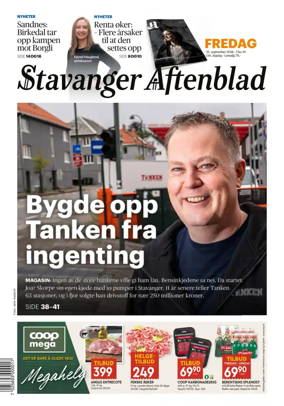 Cover of Stavanger Aftenblad