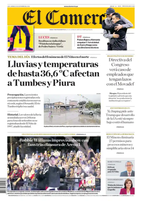 Cover of Diario El Comercio