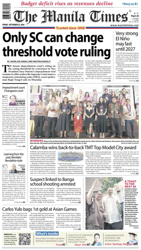 Cover of The Manila Times