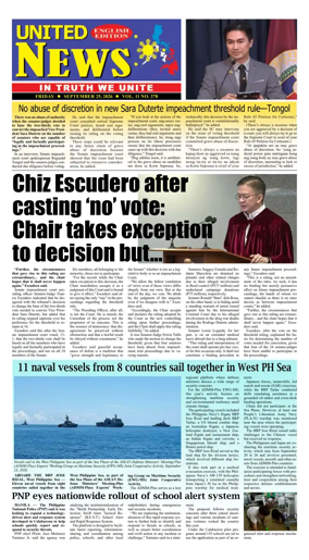 Cover of United News - English Edition