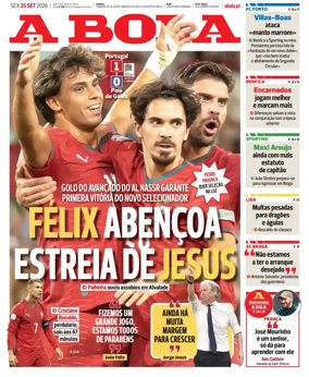 Cover of A BOLA (Portuguese)