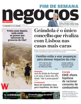 Cover of Jornal de Negocios