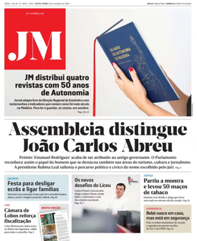 Cover of Jornal Madeira