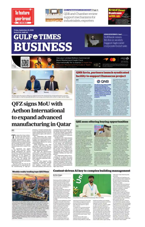 Cover of Gulf Times Business