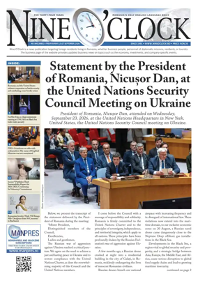 Cover of Nine o clock (Romania) Daily
