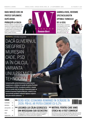 Cover of Romania Libera - Friday Edition