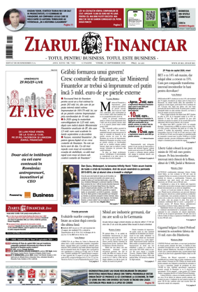 Cover of Ziarul Financiar