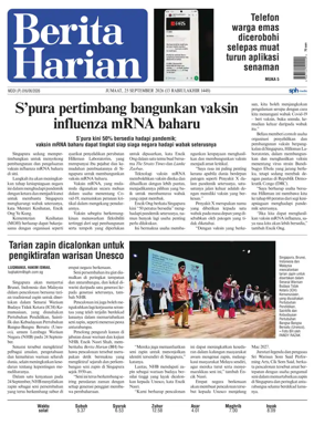 Cover of Berita Harian
