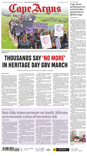 Cover of Cape Argus (PM Edition)