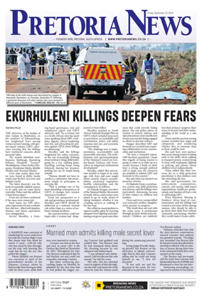 Cover of Pretoria News