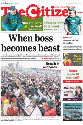 Cover of The Citizen (Gauteng)