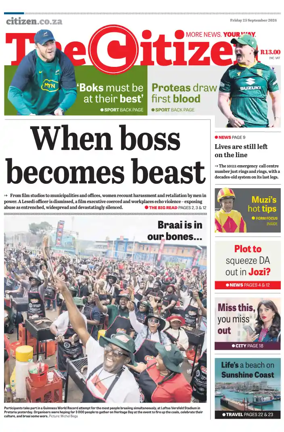 Cover of The Citizen (KZN)