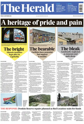 Cover of The Herald (South Africa)