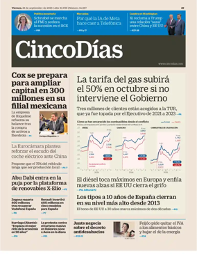 Cover of Cinco Dias