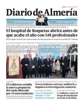 Cover of Diario de Almeria