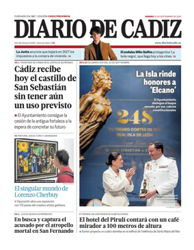 Cover of Diario de Cadiz