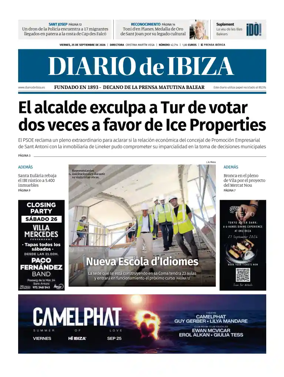 Cover of Diario de Ibiza