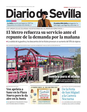 Cover of Diario de Sevilla