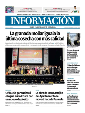 Cover of Diario Informacion (Elche y Vega Baja)