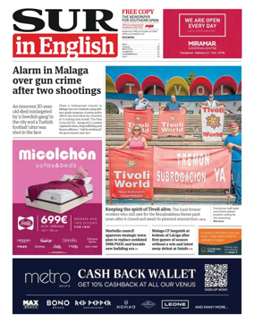 Cover of Diario Sur_Sur in english