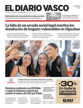 Cover of Diario Vasco (Capital)