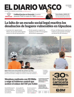 Cover of Diario Vasco (Costa Urola)