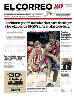 Cover of EL Correo (Alava)