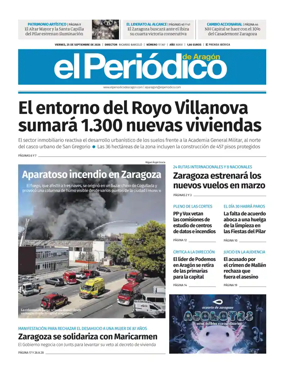 Cover of El Periodico Aragon