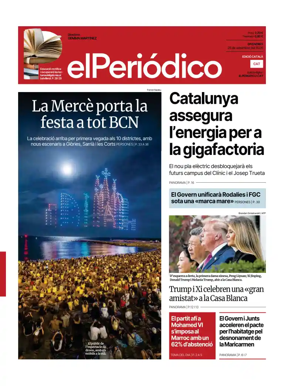 Cover of El Periodico - Catala