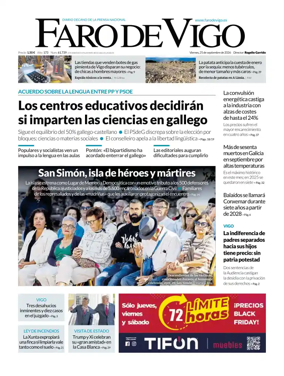 Cover of Faro de Vigo