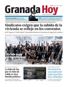 Cover of Granada Hoy
