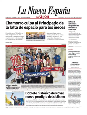 Cover of La Nueva Espana (Gijon)